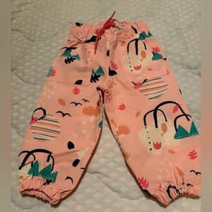 Colorful Patterned Kids Nylon Pants size 1T